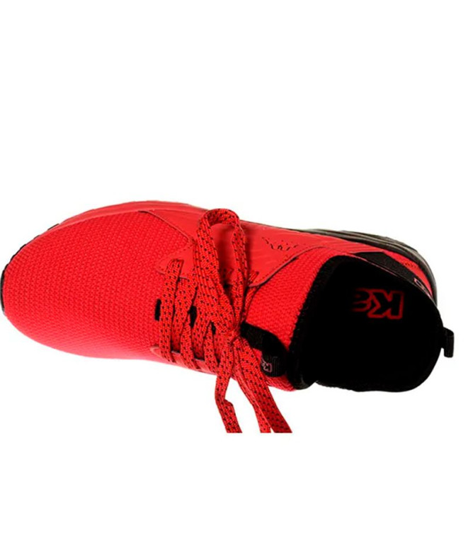 Chaussures Kappa San Puerto Lace Rouge Noir Enfant