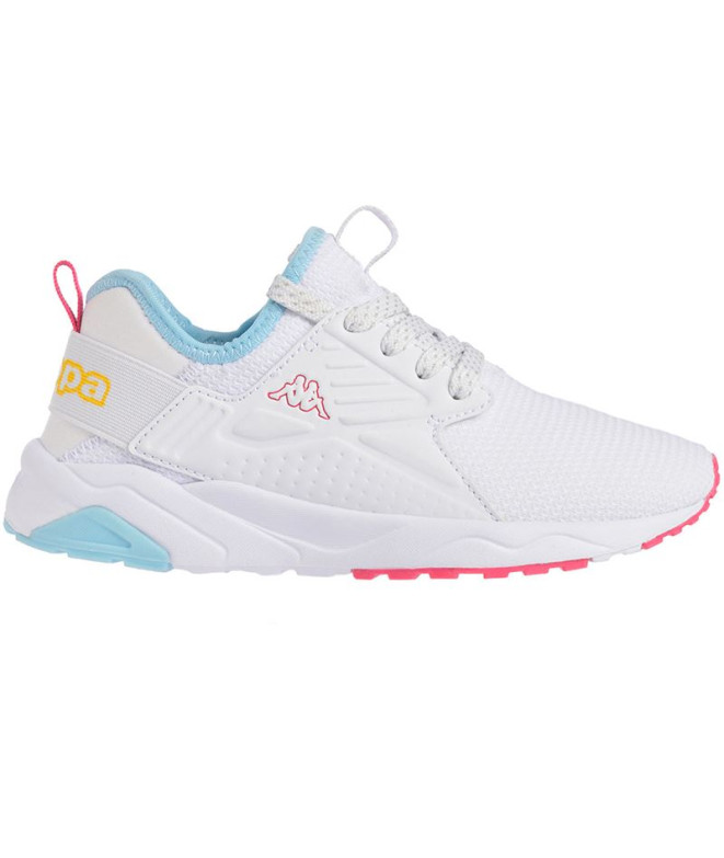 Chaussures SAN PUERTO LACE JR Blanc Rose Bleu