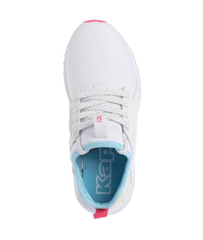 Chaussures SAN PUERTO LACE JR Blanc Rose Bleu