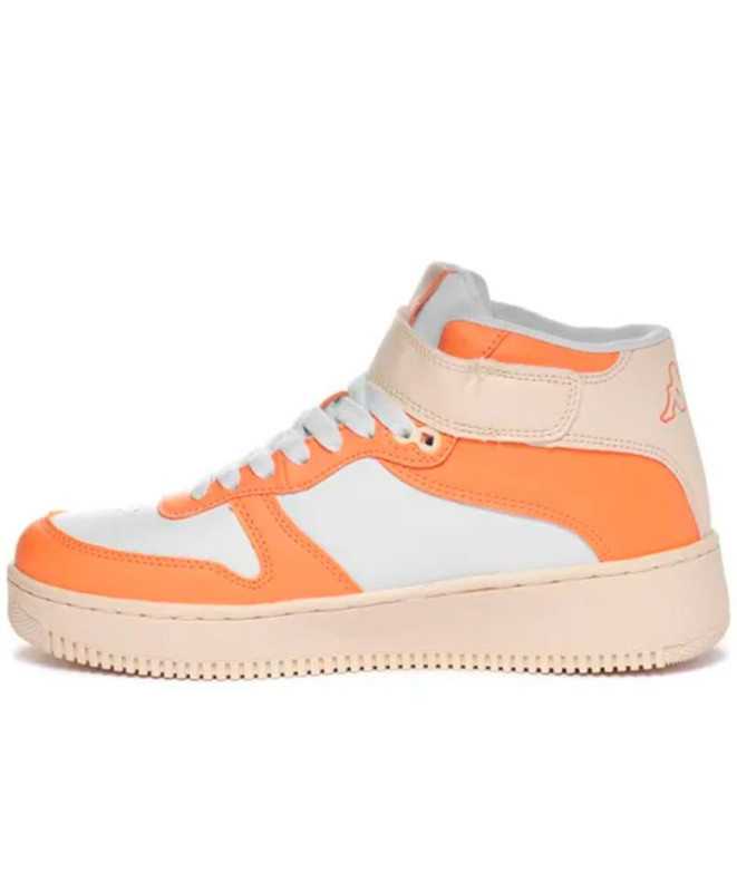 Zapatillas Kappa Maserta Md V Blanco/Naranja Lt