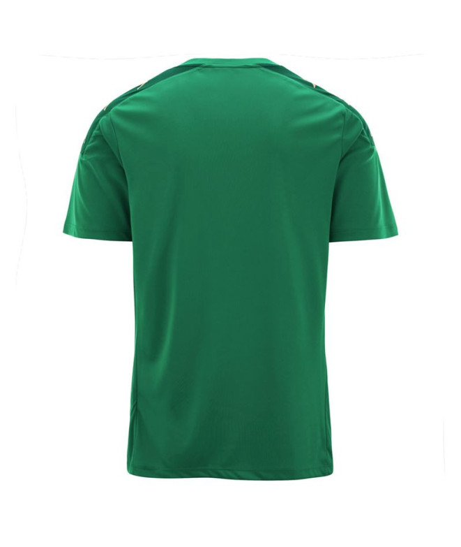 Camiseta de fitness Kappa Gianto Infantil Verde