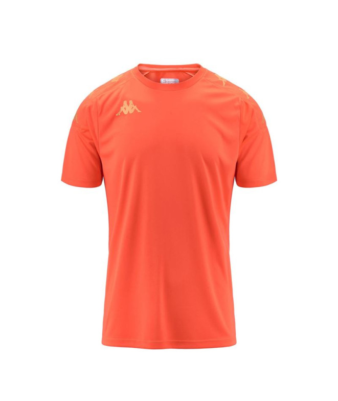 Camiseta Futebol Kappa Homem Gianto Chama laranja