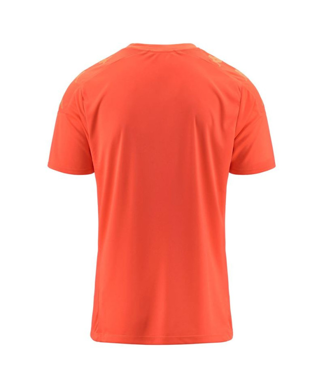 Camiseta Futebol Kappa Homem Gianto Chama laranja