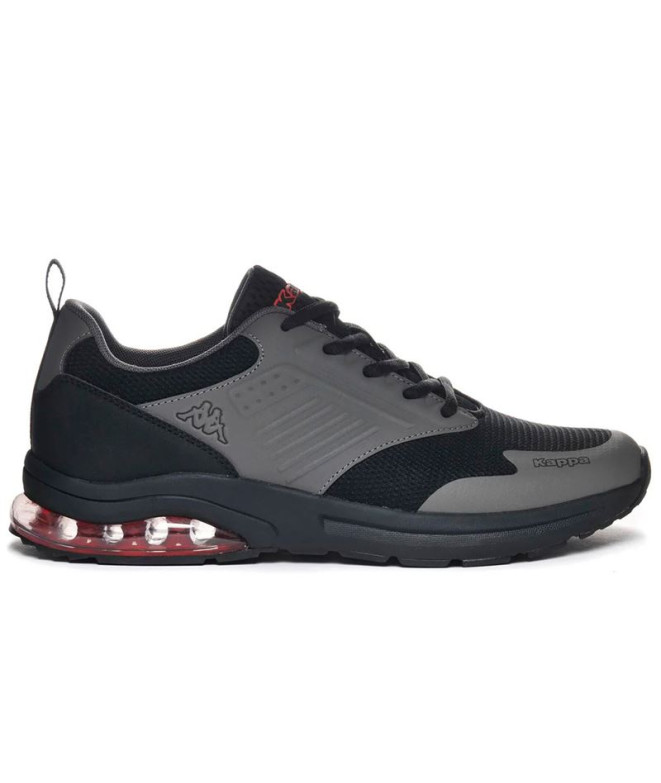 Zapatillas Kappa Myagi Hombre Negro/Gris Dk/Rojo