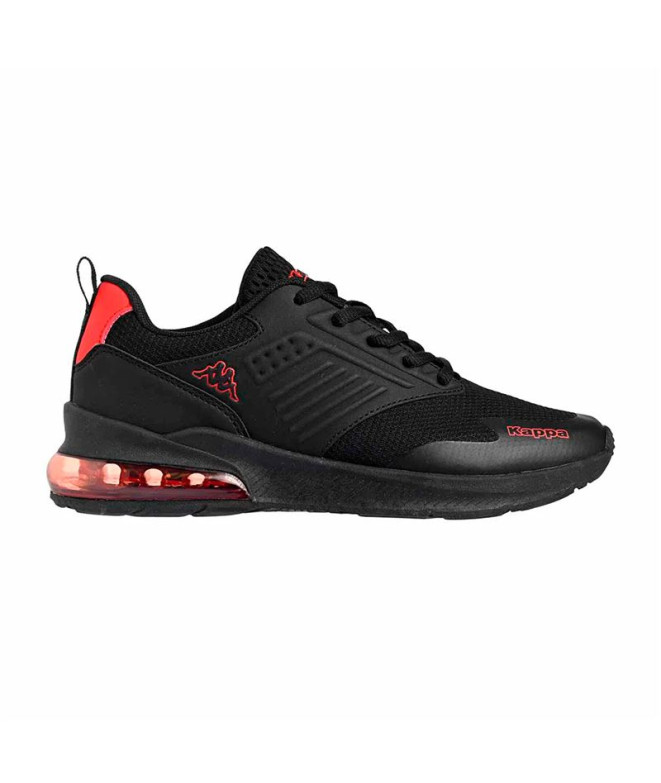 Zapatillas Kappa Myagi Lace Negro Rojo Mid Coral Infantil