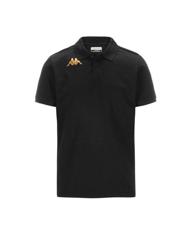 Camiseta Polo de fútbol Kappa Gatio Hombre Negro