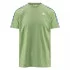 Camiseta Kappa 222 Banda Coeni Slim Hombre Verde/Blanco/Azul