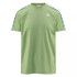 Camiseta Kappa Homem 222 Coeni Slim Band Verde/Branco/Azul