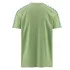 Camiseta Kappa 222 Banda Coeni Slim Hombre Verde/Blanco/Azul