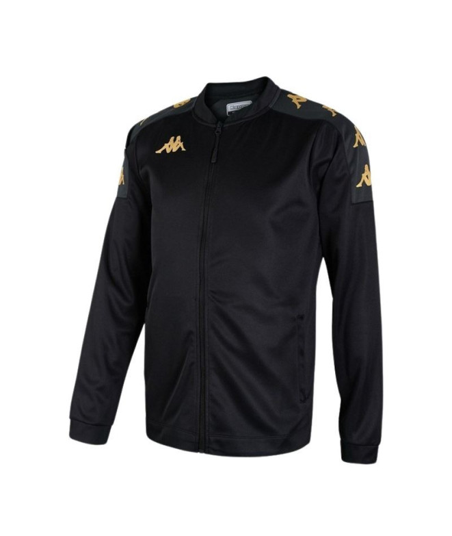 Chaqueta de Chándal Kappa Giullio Hombre Negro/Gris Dk