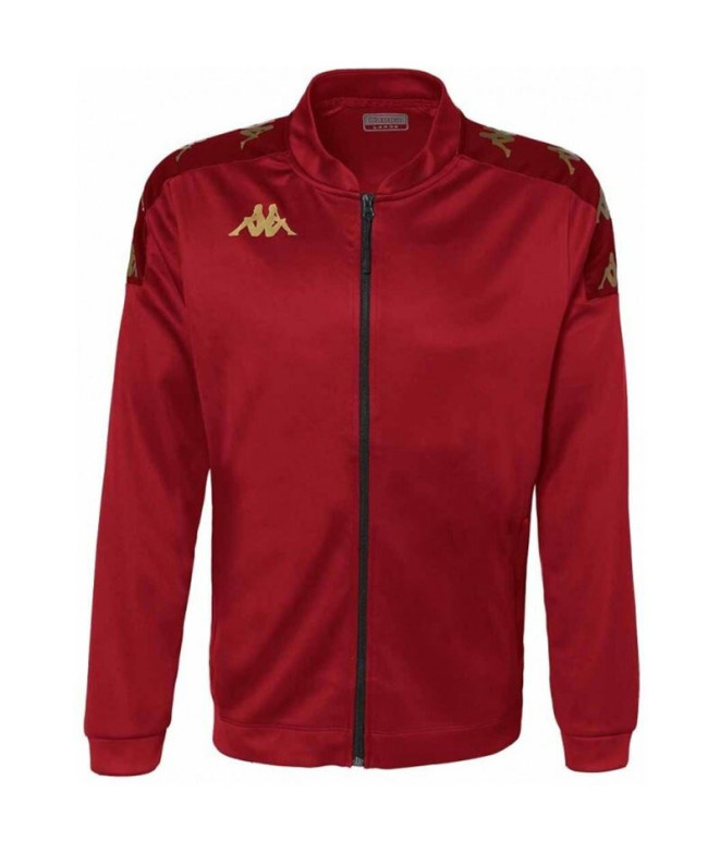 Veste Survêtement Kappa Homme de Giullio Sapphire Dahlia rouge/rouge dk