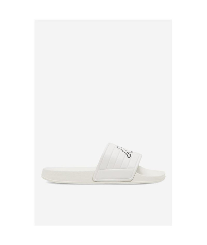 Chanclas Kappa Noles Hombre Blanco/Negro