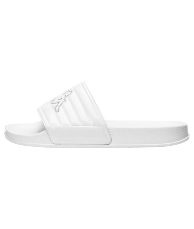 Chanclas Kappa Noles Mujer Blanco/Gris Lt