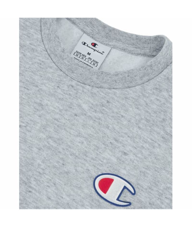 Sweat Champion Homme Sweat à col roulé gris