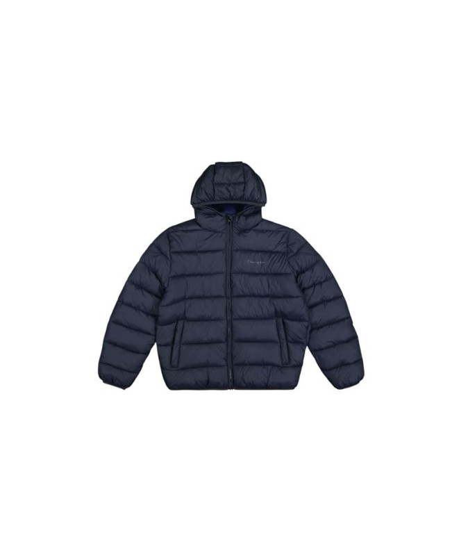 Chaqueta Champion Hooded Jacket Hombre Azul
