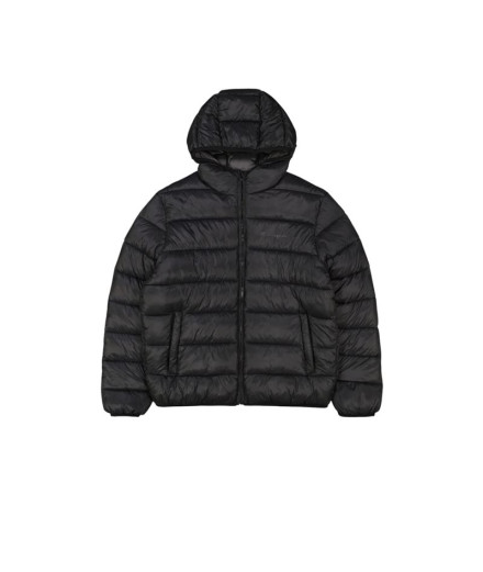 Chaqueta Champion Hooded Jacket Hombre Negro