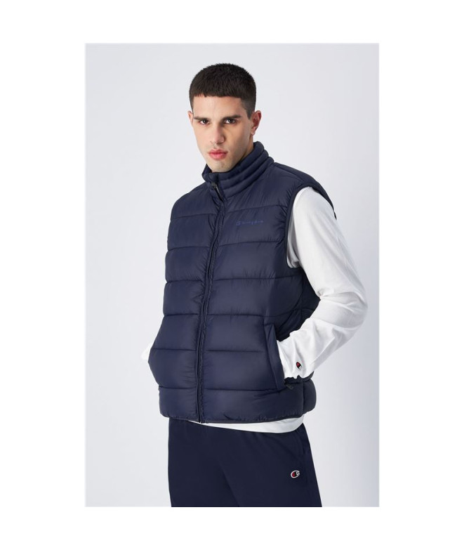Veste Champion Homme Gilet en polyfibre bleu