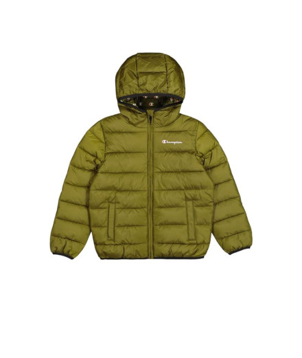 Casaco Champion Jaqueta com Capuz Infantil Verde