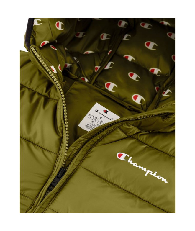 Casaco Champion Jaqueta com Capuz Infantil Verde