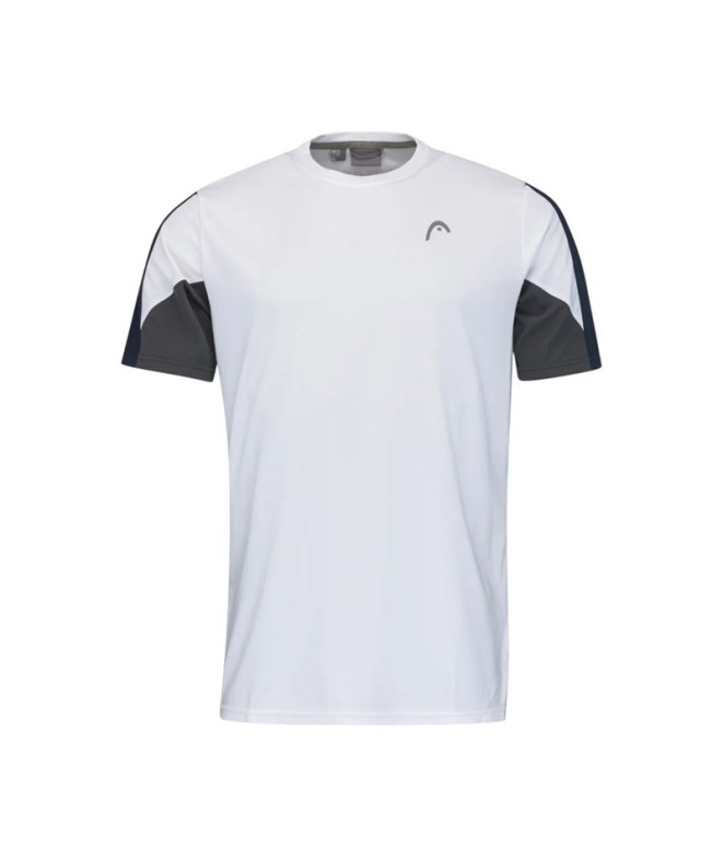 T-shirt Tennis Head Homme de Club 22 Tech White