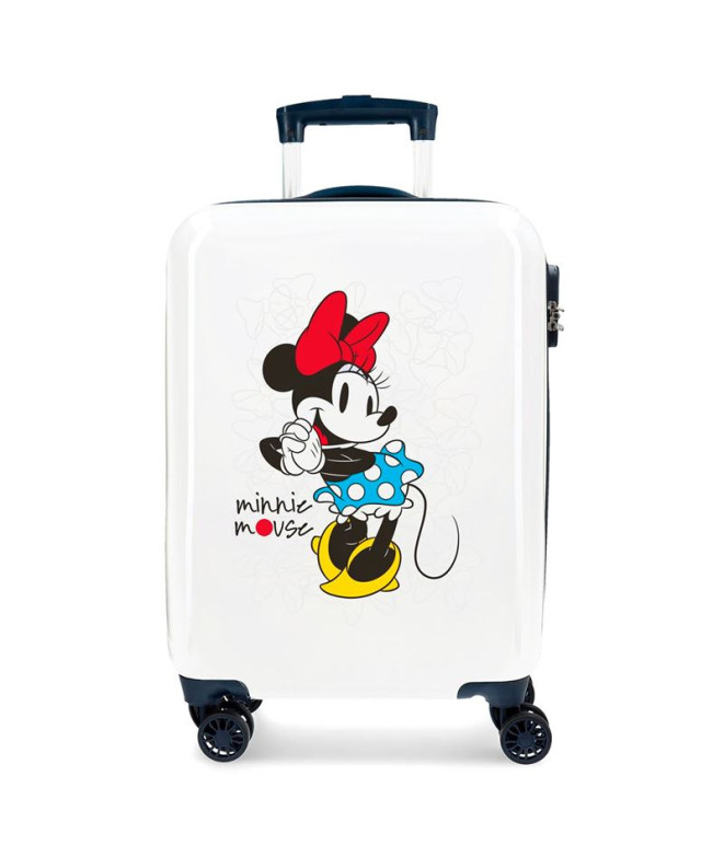 Trolley Disney Abs Mala 55Cm.4W.Minnie Magic Branco