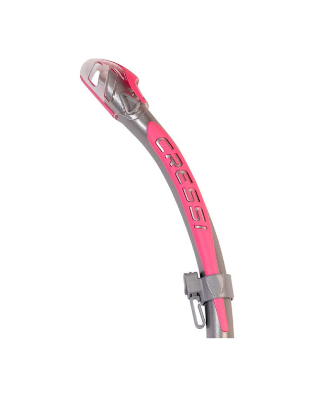 mergulho Cressi Corfu Silver/Pink snorkel