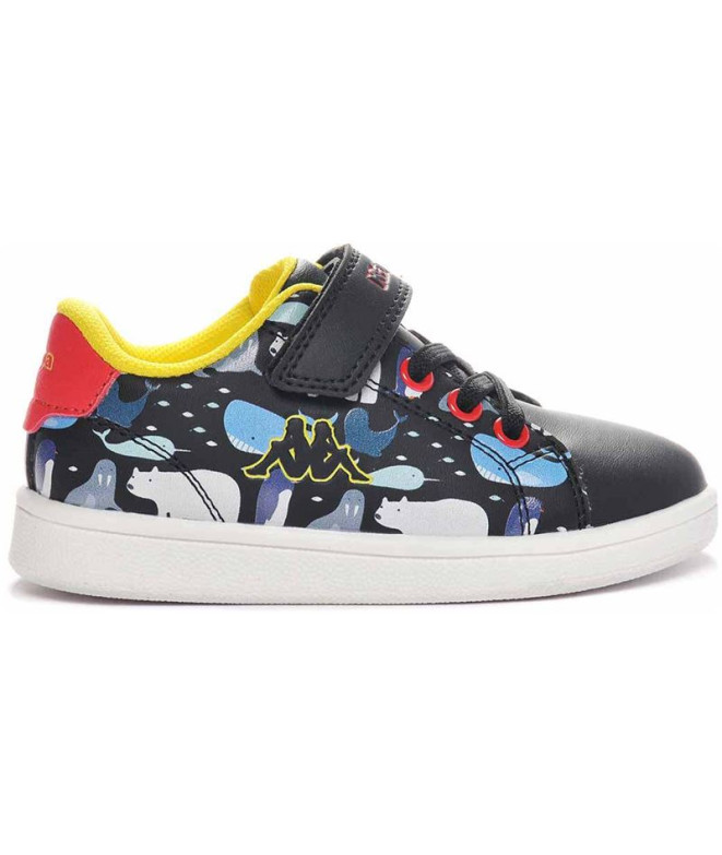 Chaussures Kappa Enfant Gabe Ev Inf Noir/Rouge