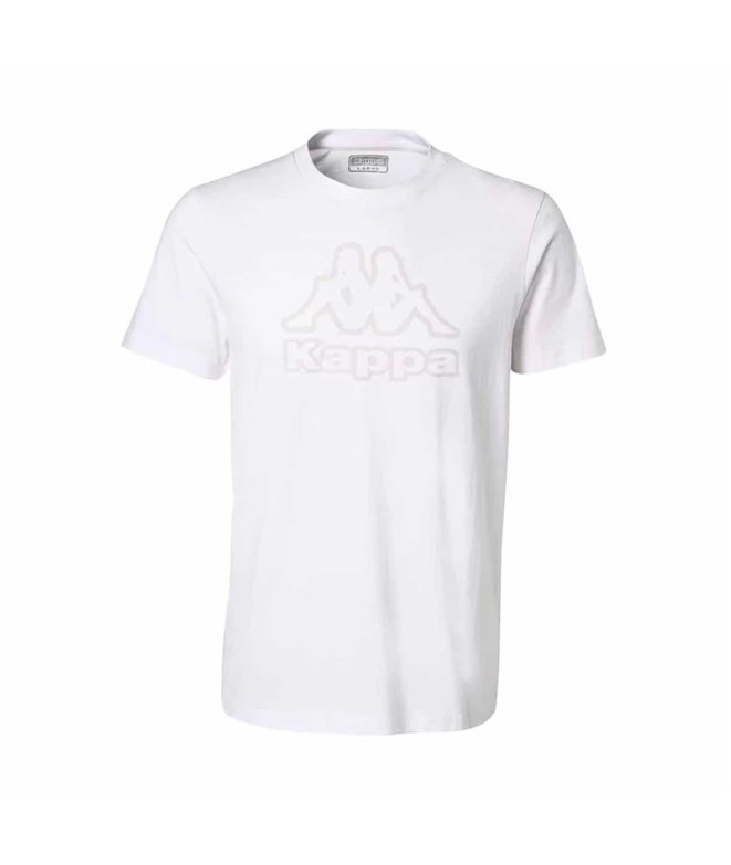 Camiseta Kappa Cremy Korporate Branco Homem