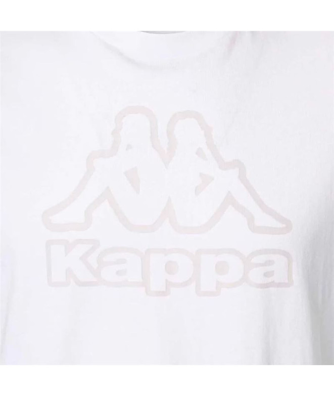 Camiseta Kappa Cremy Korporate Branco Homem