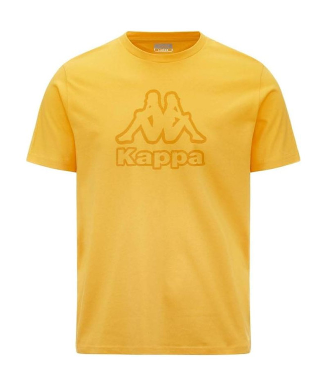 Camiseta Kappa Cremy Korporate Amarelo Homem