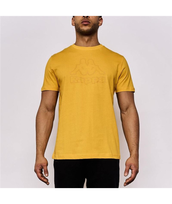 Camiseta Kappa Cremy Korporate Amarelo Homem