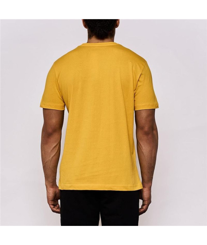 T-shirt Kappa Cremy Korporate Jaune Homme