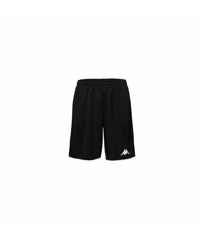 Pantalones Baloncesto Kappa Dumpo Hombre Negro/Blanco