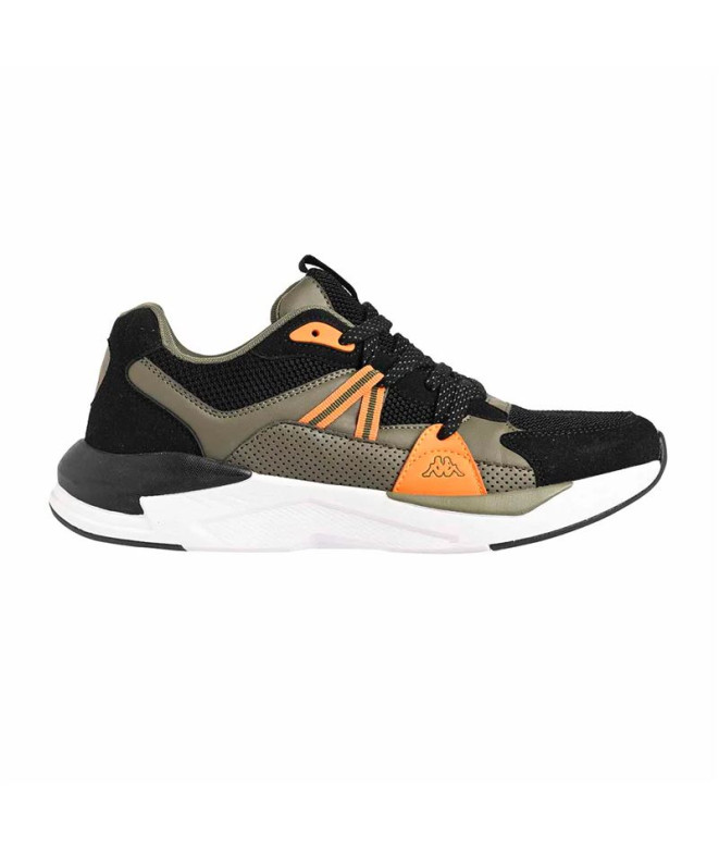 Zapatillas Kappa Holborn Hombre Negro/Verde Oscuro/ Oliva Naranja