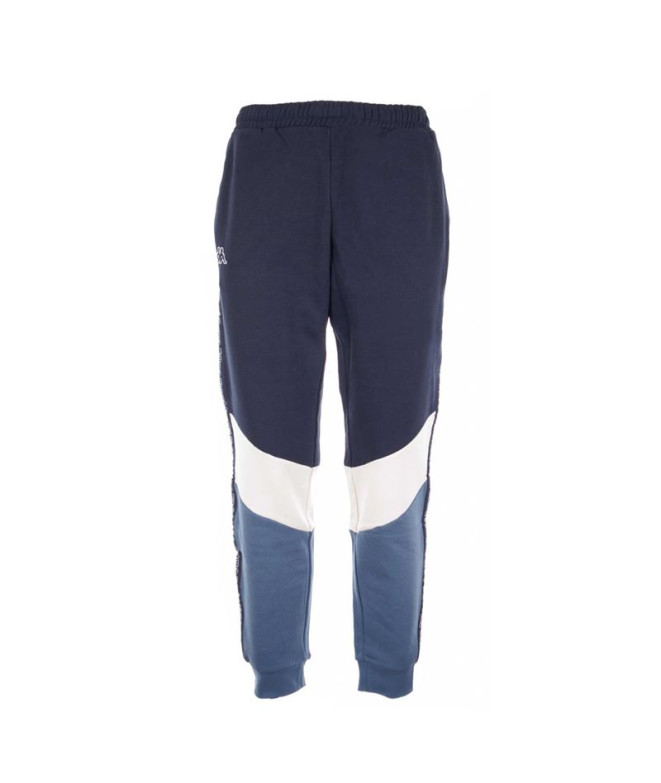 Pantalones Kappa Idole Active Man Hombre Azul /Blanco