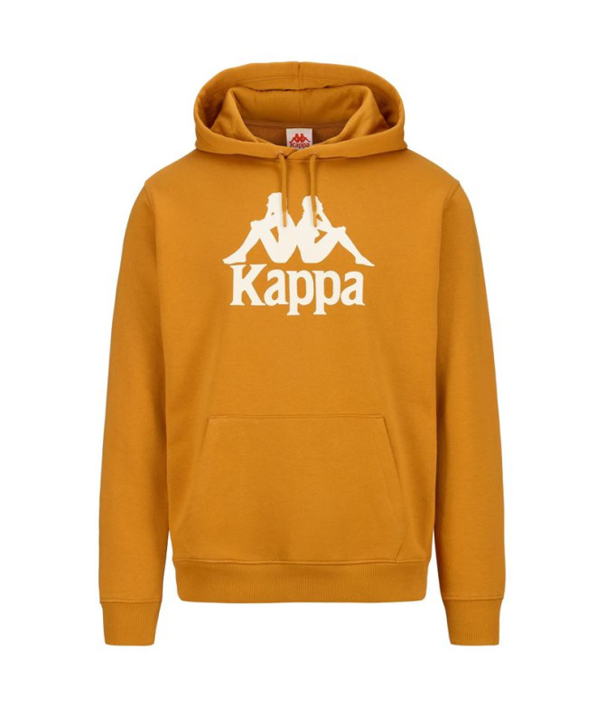 Moletom Kappa Homem Malmo 3 Auth Kontemporary Amarelo Camel/Branco Leite