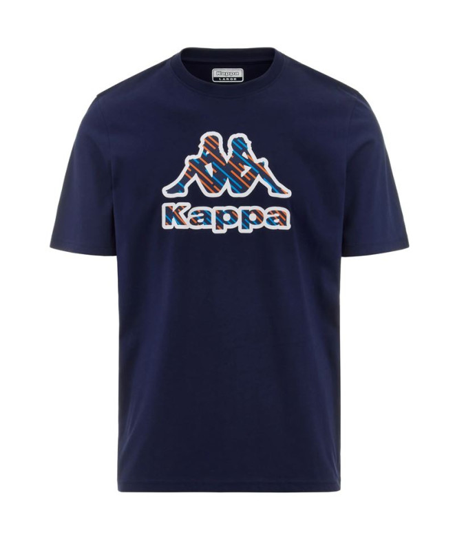 Camiseta Kappa Homem T-shirt completa azul-marinho