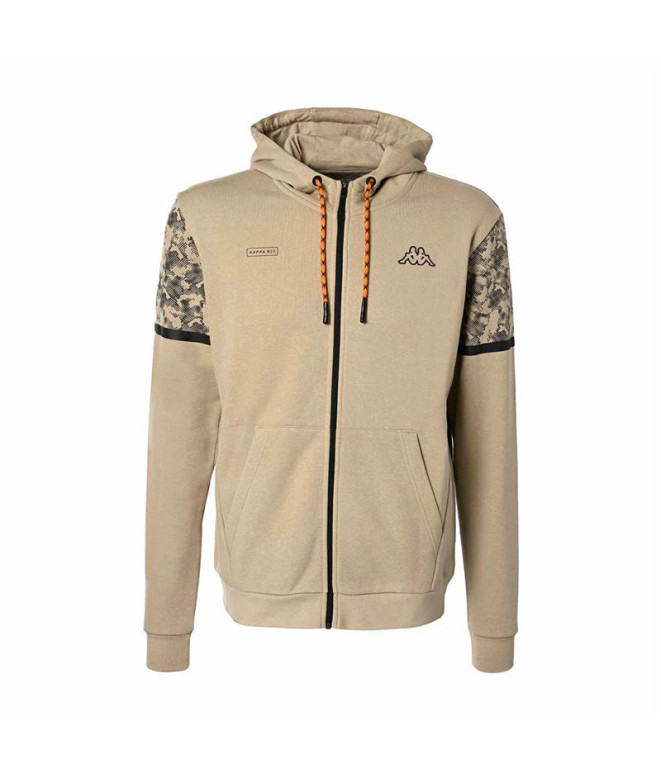 Sweat Kappa Homme Genzo Graphik Beige Camel/Noir