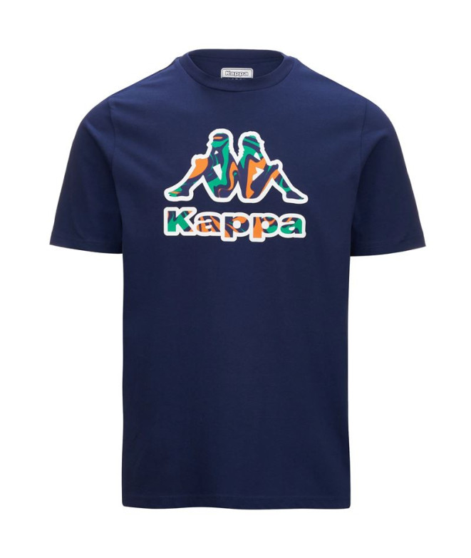 Camiseta Kappa Homem Fioro Azul Medieval