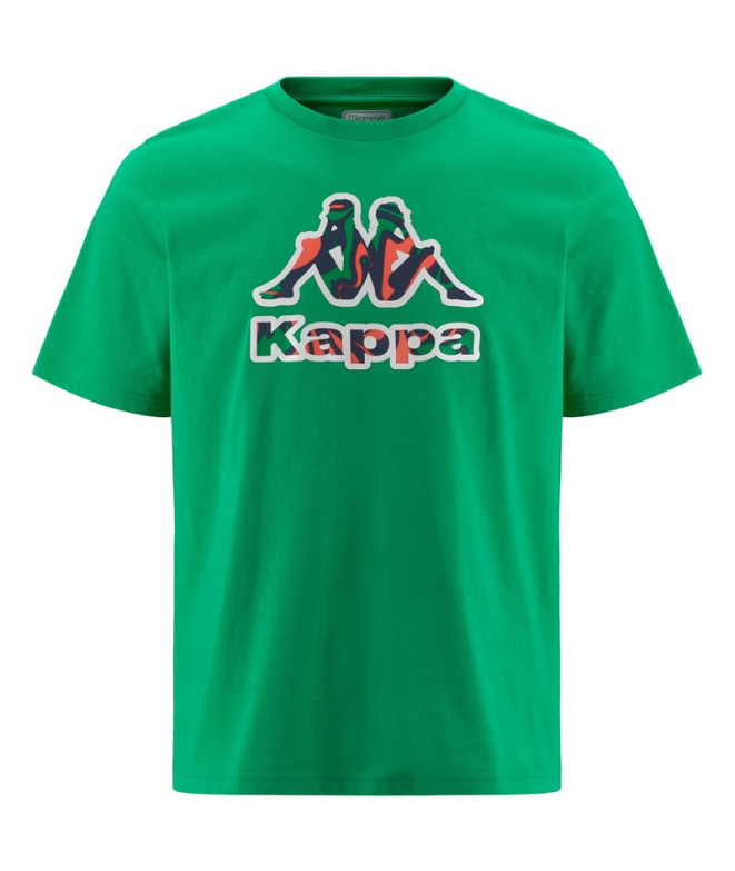 Camiseta Kappa Homem Relva verde Fioro