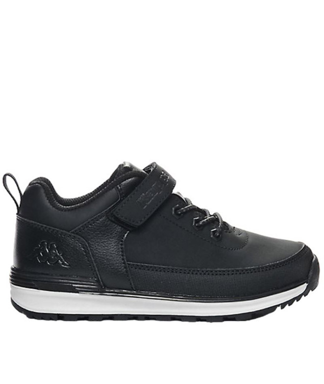 Zapatillas Kappa Monsi Low Kid Ev Infantil Negro/Blanco