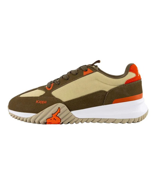 Zapatillas Kappa Arklow Hombre Beige/Marrón Oliva/Naranja Toma
