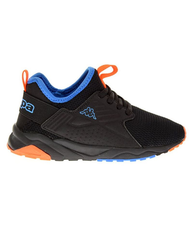 Zapatillas Kappa San Puerto El Kid Infantil Negro/Azul/Naranja