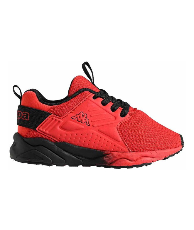 Zapatillas Kappa San Puerto El Kid Infantil Rojo/Negro