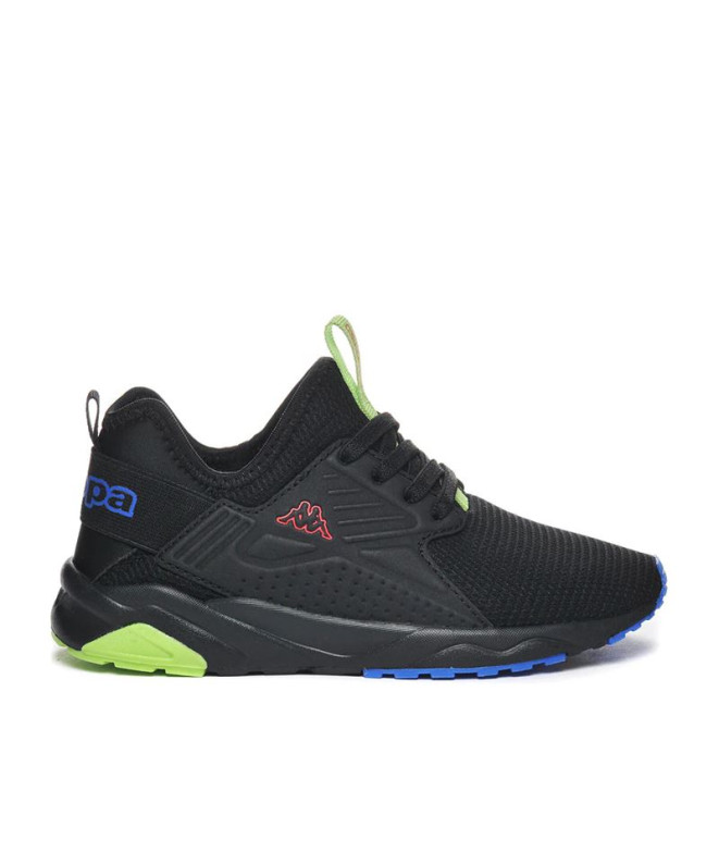 Zapatillas Kappa San Puerto El Kid Infantil negro/azul real/rojo