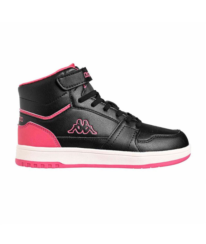 Zapatillas Kappa Rernal Md Ev Kid Infantil Negro/Rosa