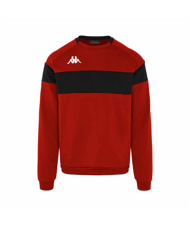 Sudadera Kappa Dido Rojo Negro Hombre