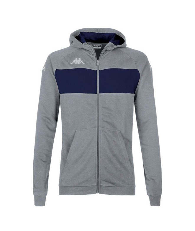 Chaqueta Kappa Dacciozi Hombre Gris/Azul