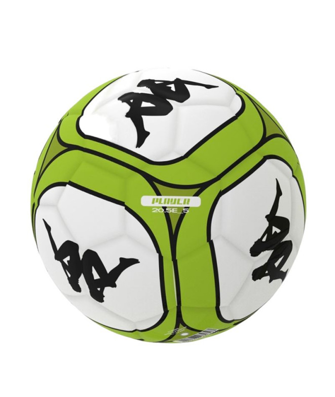 Ballons Football Kappa Player 20.5E Blanc/Vert citron vert/Noir