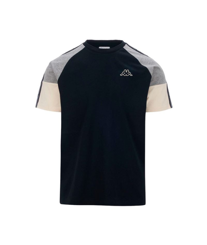 Camiseta Kappa Ipool Active Man Hombre Azul Ocean/Blanco Natural/Azul